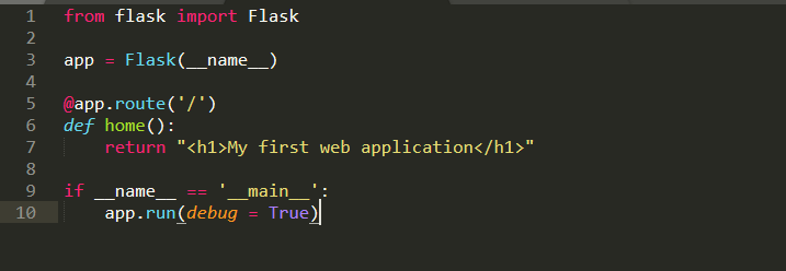 basic html in flask 1