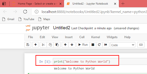 Welcome to Python World in Jupyter notebook