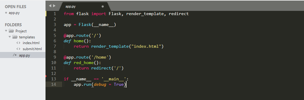 basic html in flask 3