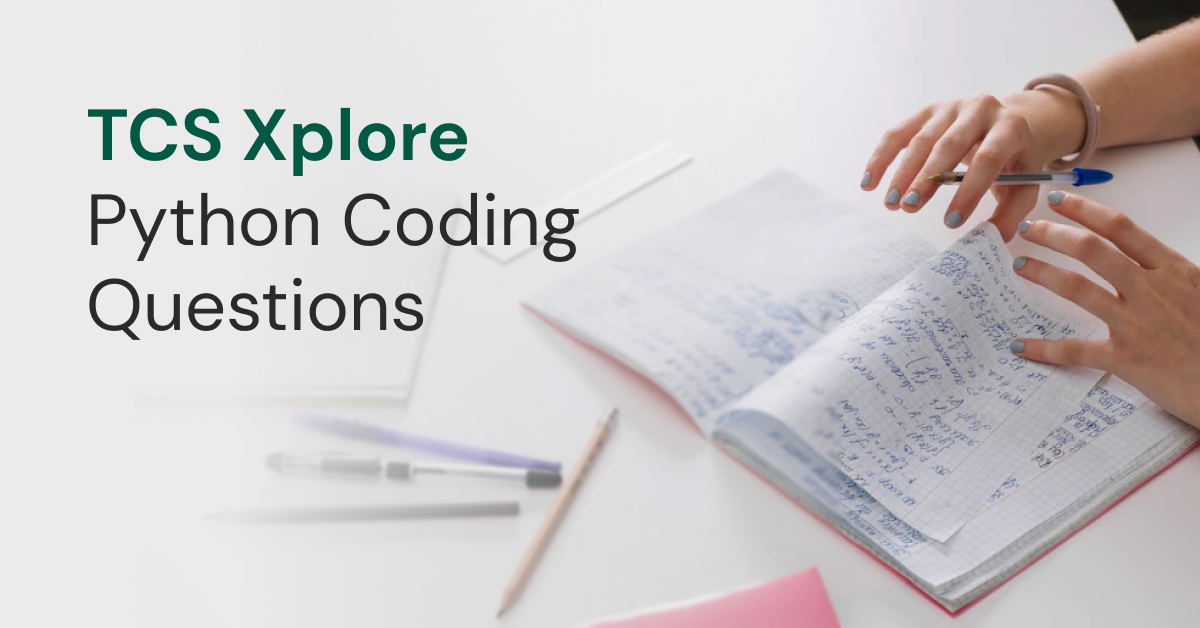 TCS Xplore Python Coding Questions
